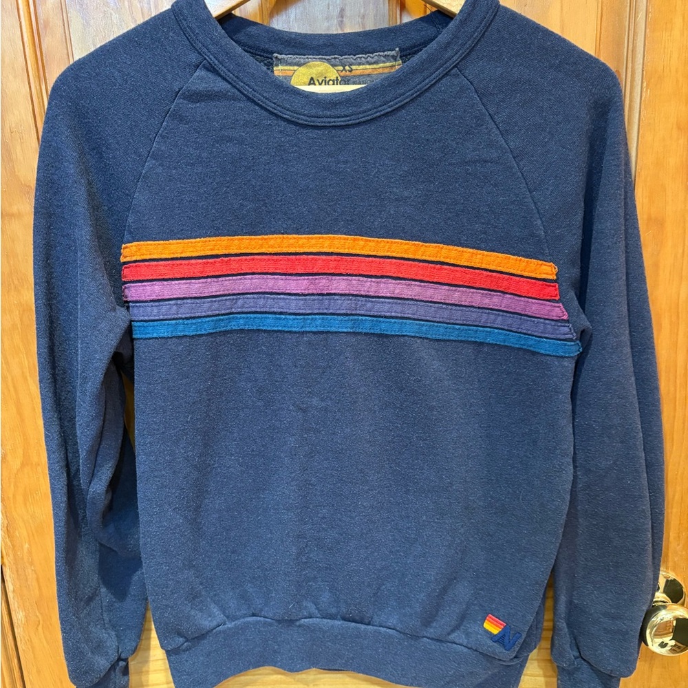 Aviator Nation Navy Sweatshirt Size XS